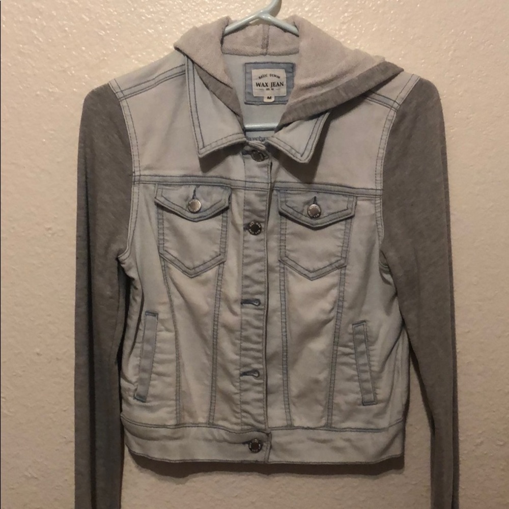 Jean/sweater jacket